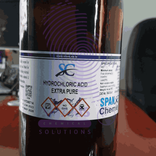 Hydrochloric acid 2.5litres amaris chemicals