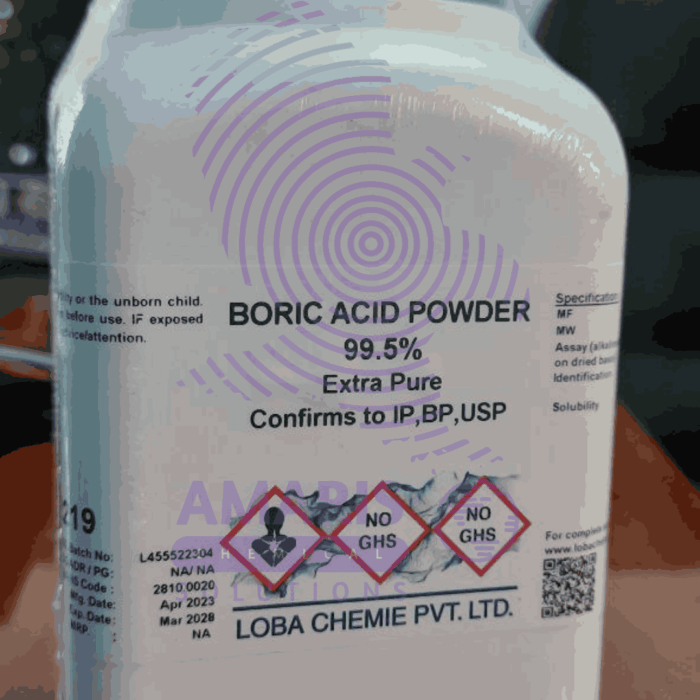 Boric acid 99.5% amaris chemicals