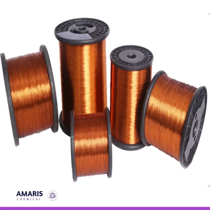 Enamelled copper round winding wire