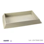 Plastic dissecting tray without wax