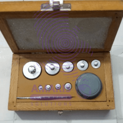 Chemical balance weight box