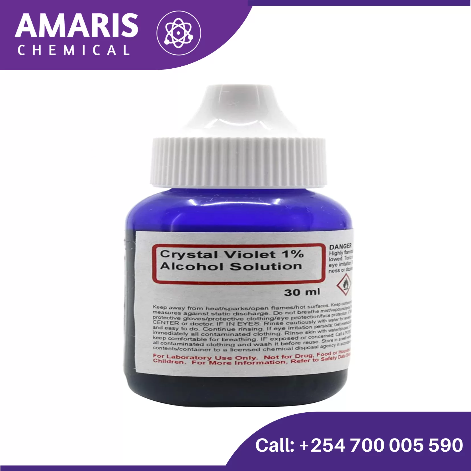 Crystal Violet 1% alcohol solution 25gm