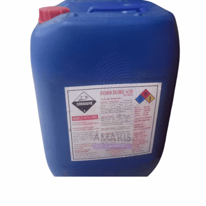hydrochloric acid (3) amaris chemicals