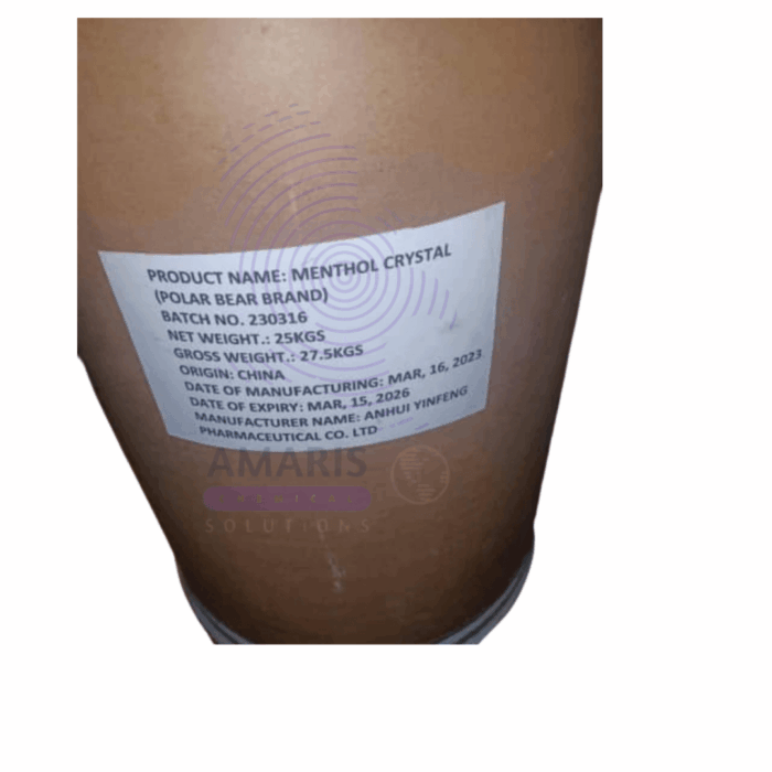 menthol crystal amaris chemicals