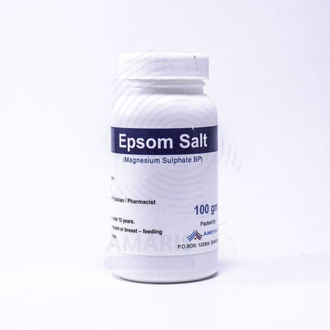 Epsom Salts (magnesium sulphate) Extra Pure Amaris Chemicals Epsom Salts (magnesium sulphate) Extra Pure Amaris Chemicals