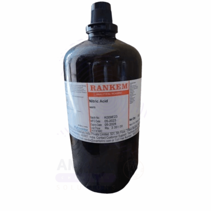 Nitric Acid 2.5 Litres Extra pure Amaris Chemicals