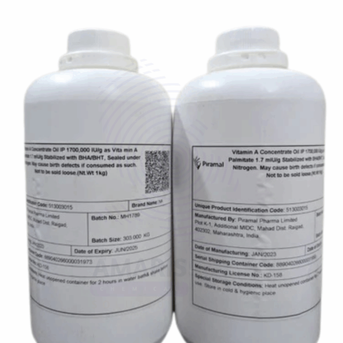 Powdered Vitamin A Palmitate Extra Pure Amaris Chemicals