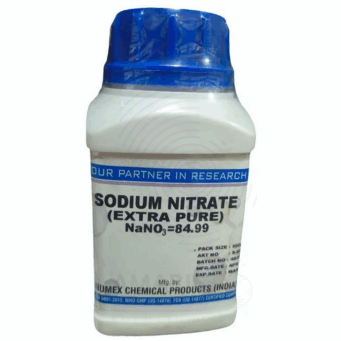 Sodium Nitrate Extra Pure Amaris Chemicals