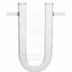 U tube lab glass with side arms Amaris Chemicals