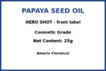Papaya Seed Oil